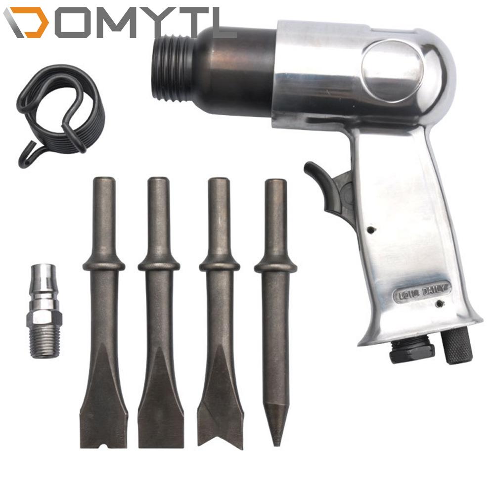 1/4" 4500rmp Air Hammer Chisel Pneumatic Set Industrial Grade Pick Rust Removal Punch Drilling Smoothing Tools Kit