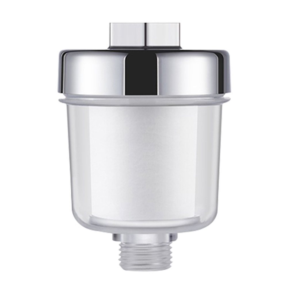 Bath Filter Transparent Bathroom Filtration System Water Outlet Purifier Kits Universal Faucet Filter For Kitchen Bathroom: Light Grey