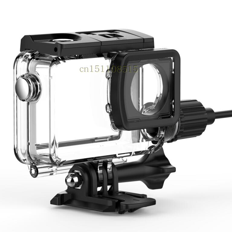 Originele Sjcam Motorfiets Waterdichte Case Voor Sjcam SJ8 Pro/Plus/Air Opladen Behuizing Actie Camera Bescherm Frame Charger doos