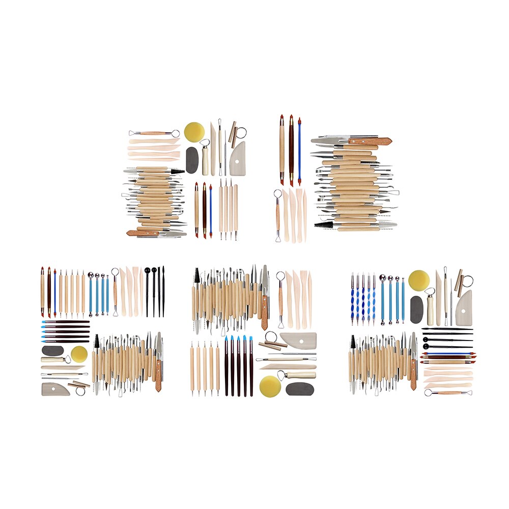 Pottery Clay Useful Multifunctional Modeling Clay Tools Ceramic Hobby Tools Pottery Combination Set Stainless Steel