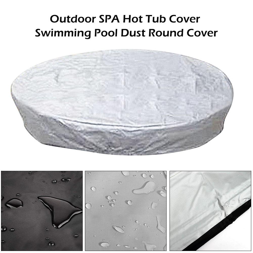 Outdoor SPA Tub Cover Swimming Pool Dust Round Cover