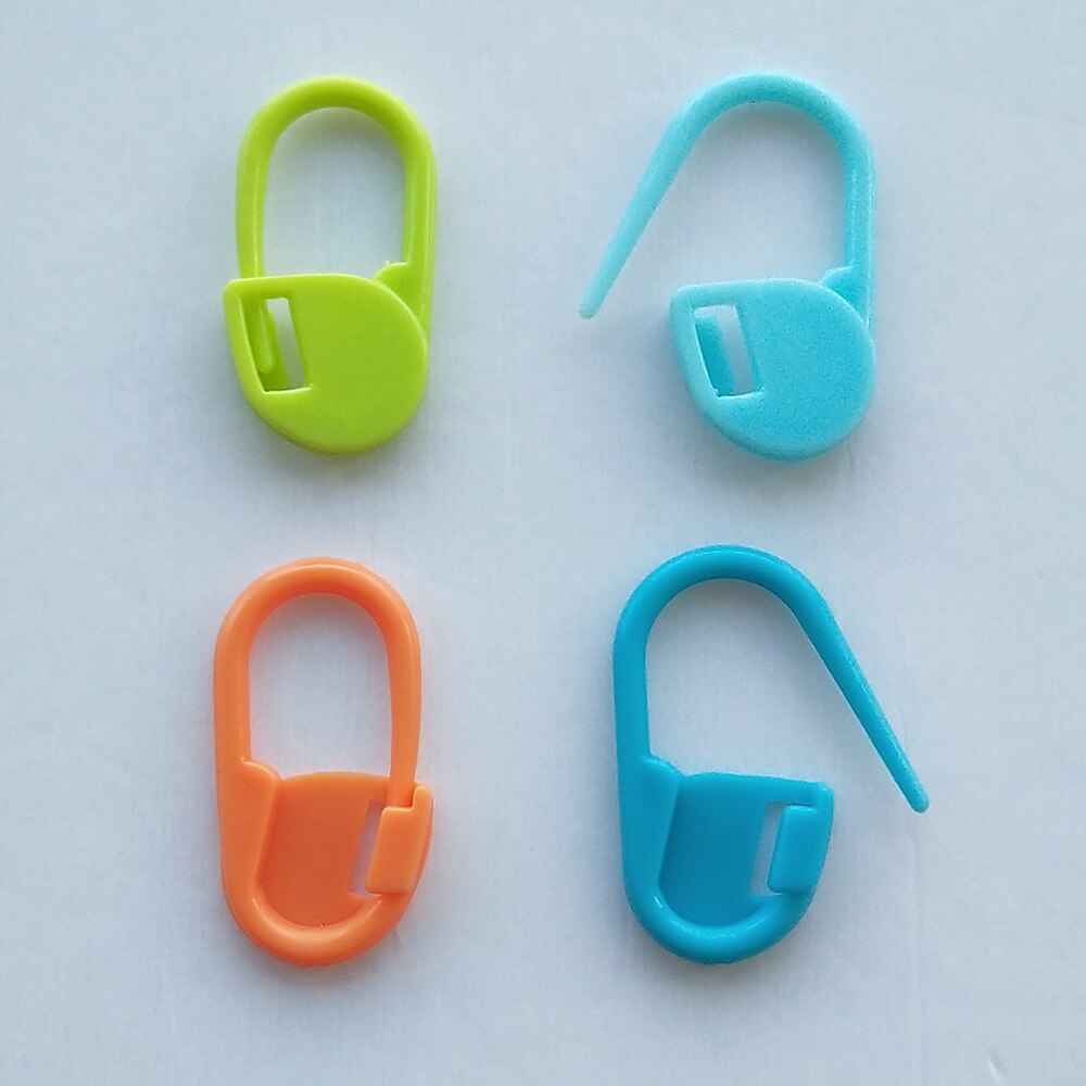 50 Stuks Mix Kleur Plastic Hars Kleine Clip Locking Stitch Markers Haak Klink Breien Gereedschap Naald Clip Haak Naaien Tool