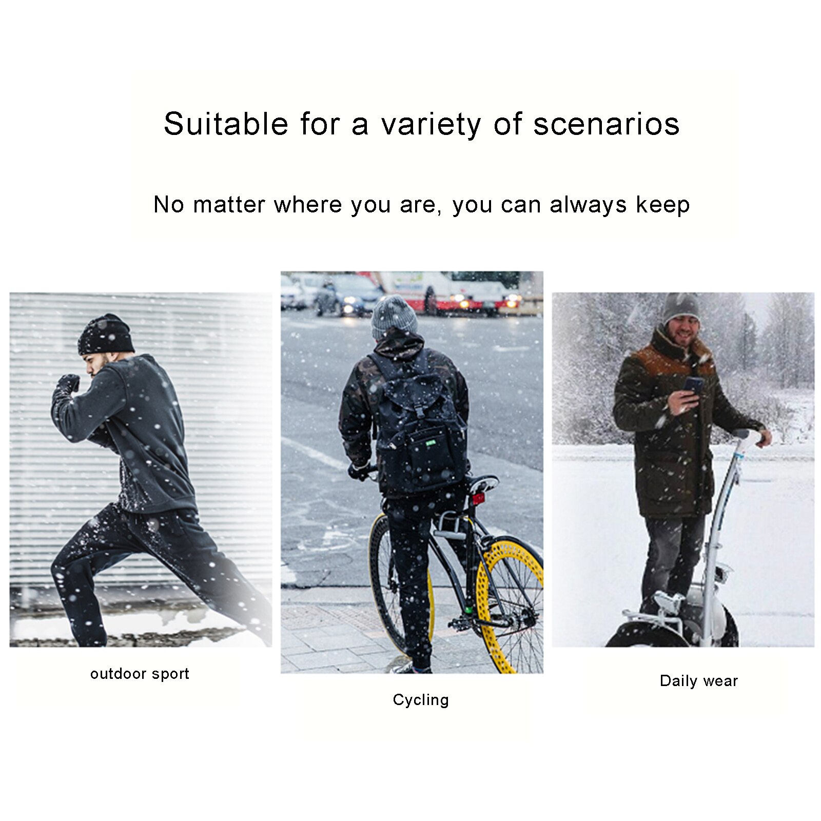 Oorwarmers voor dames en heren, winddicht, opvouwbaar, fleece, warm en zacht, voor in de winter, fietsen, hardlopen en skiën