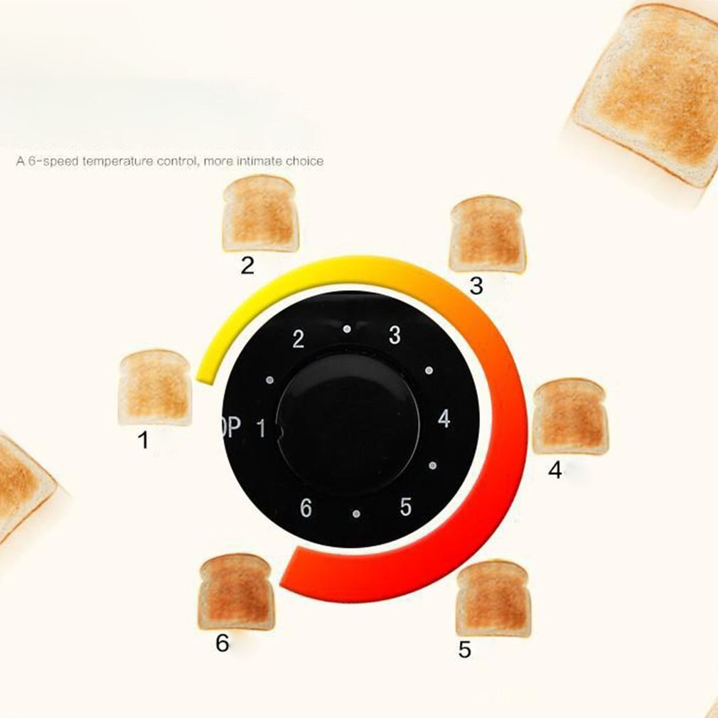 Automatic Toaster Stainless Steel Toaster Household Sandwich Maker Multifunctional Breakfast Machine Spit Driver Oven