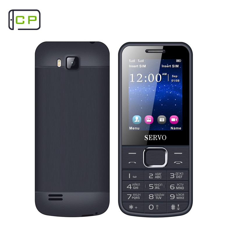 SERVO 225 Original Phone 2.4" Dual SIM Cards Mobile Phones GPRS Vibration Outside FM Radio Bluetooth Cellphone Russian Keyboard
