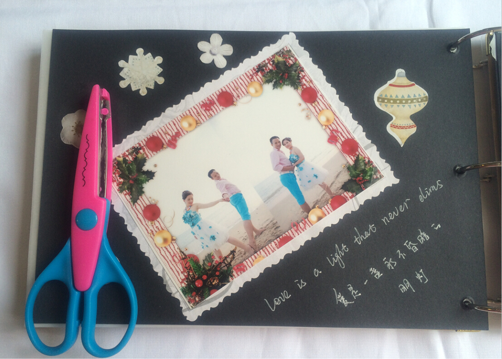 6 Inches Length Laciness Scissors for Photo Craft DIY Scrapbook Album Handicraft Handmade Paper Cutting Tool