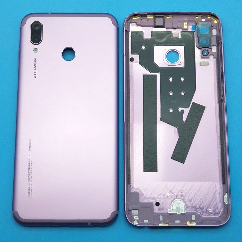 Original for Huawei Honor Play COR-L29 COR-AL10 Back Battery Door Housing Cover Honor Play Case For Huawei Honor Play Battery C: purple