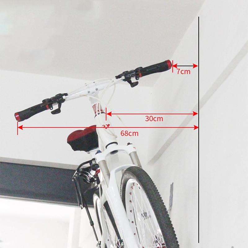 100Kg Bike Muur Houder Fietsen Mount Bike Toont Stand Hanger Muur Haken Hanger Muur Duurzaam Gemonteerd Rack Fiets Accessoires