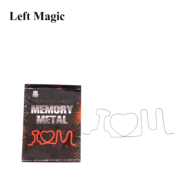 1pcs /lot sihir Memory iron wire I love U - I love you magic tricks magic show close up magic illusion E3103