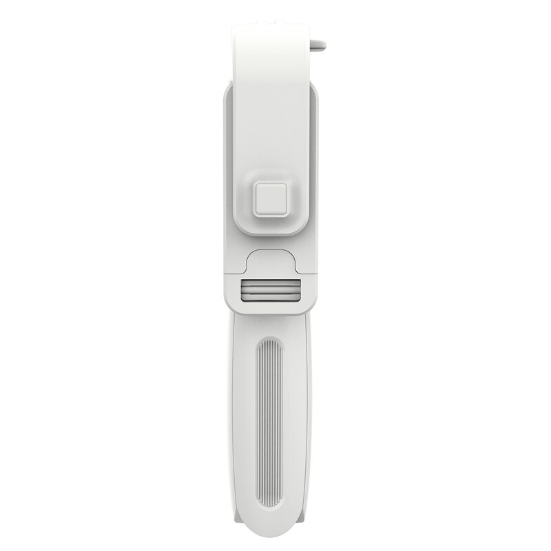 Multifunktionaler kabelloser bluetooth-selfie-stick, tragbarer handyhalter, ausziehbares mini-stativ für ios- und android-smartphones: Weiß