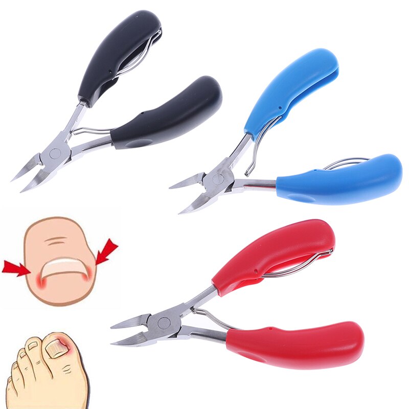 Stainless Steel Toe Nail Clippers Nail Correction Thick Nails Ingrown Toenails Nippers Cutters Dead Skin Dirt Remover Pedicure