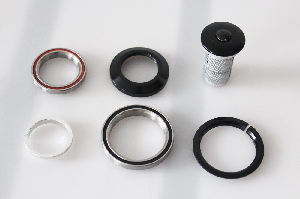 Bike headset 1-1/8 head top and down 1-1/2,ball bearing bicycle headset H373