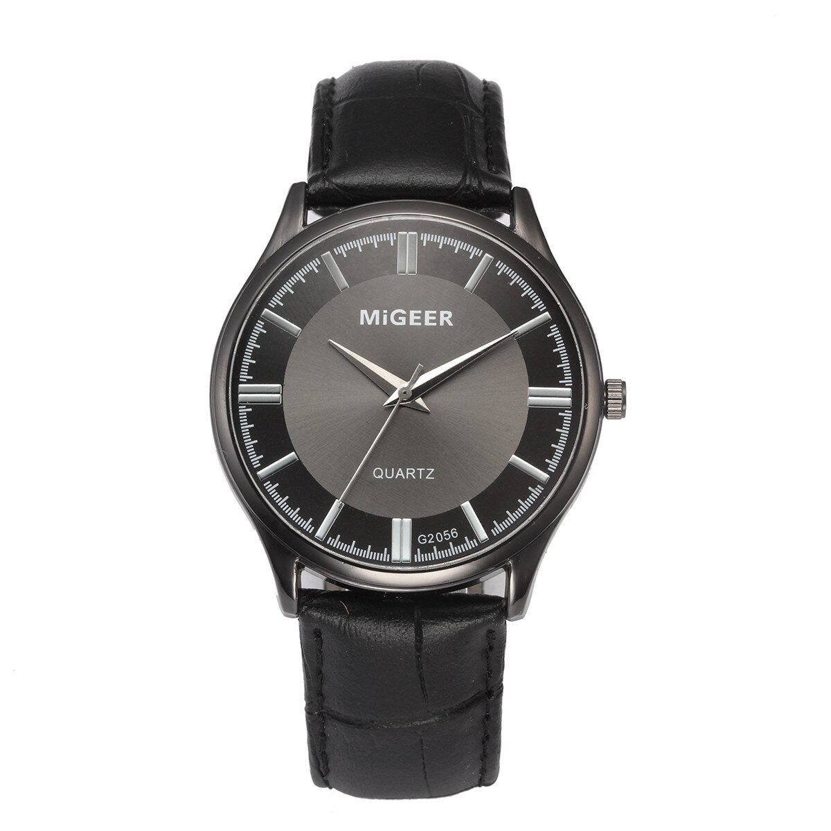 Elegant Men's Analog Leather Wristwatch main image 0