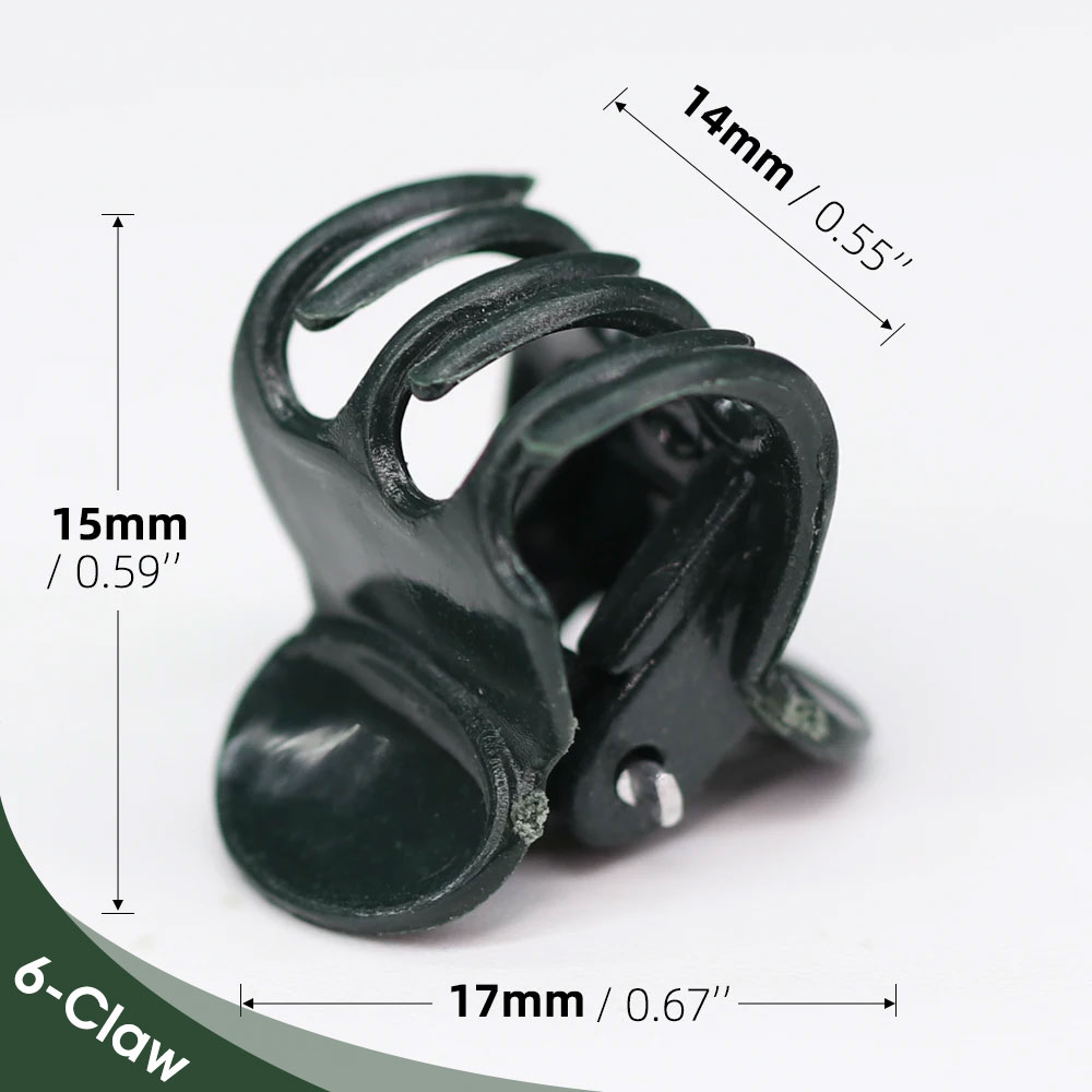 10-200PCS Plastic Plant Support Clips Orchid Stem Clip for Vine Support Vegetable Flower Tied Bundle Branch Clamping Garden Tool: 4XL / Gold