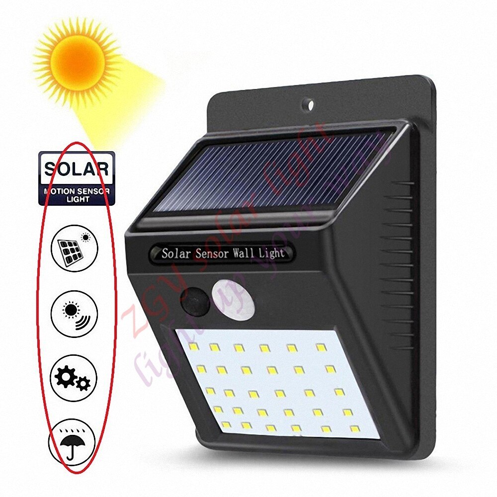 1-4PCS Super Bright Solar Lights LED Solar Power Outdoor Motion Sensor Light,LED on Both Side Waterproof for Deck,Yard,Garden,Pa