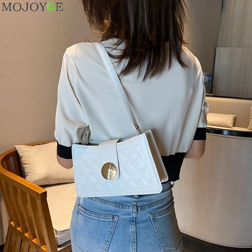 treillis modèle sac à main en cuir PU Portable femmes couleur unie sous les bras sacs à bandoulière femme décontracté rue voyage fourre-tout