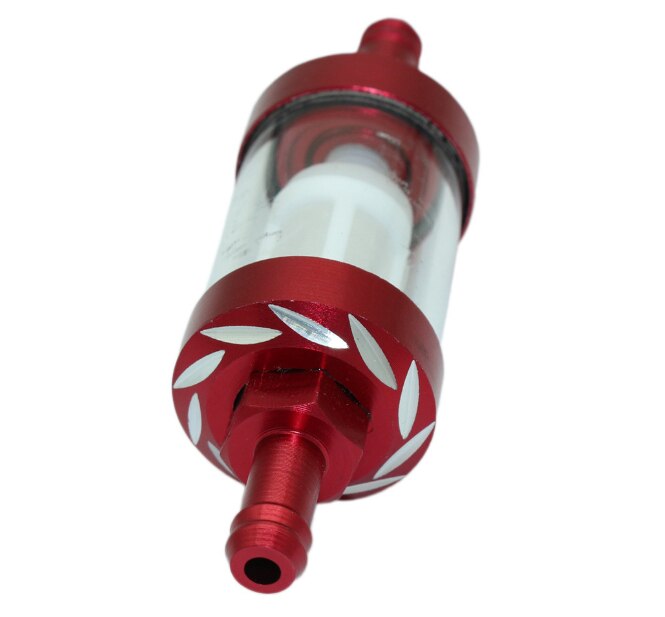 Filtro de combustible de motocicleta, filtro de gasolina, filtro de combustible, filtros de aceite, mangueras transparentes de 5/16 de diámetro interno, 6 colores