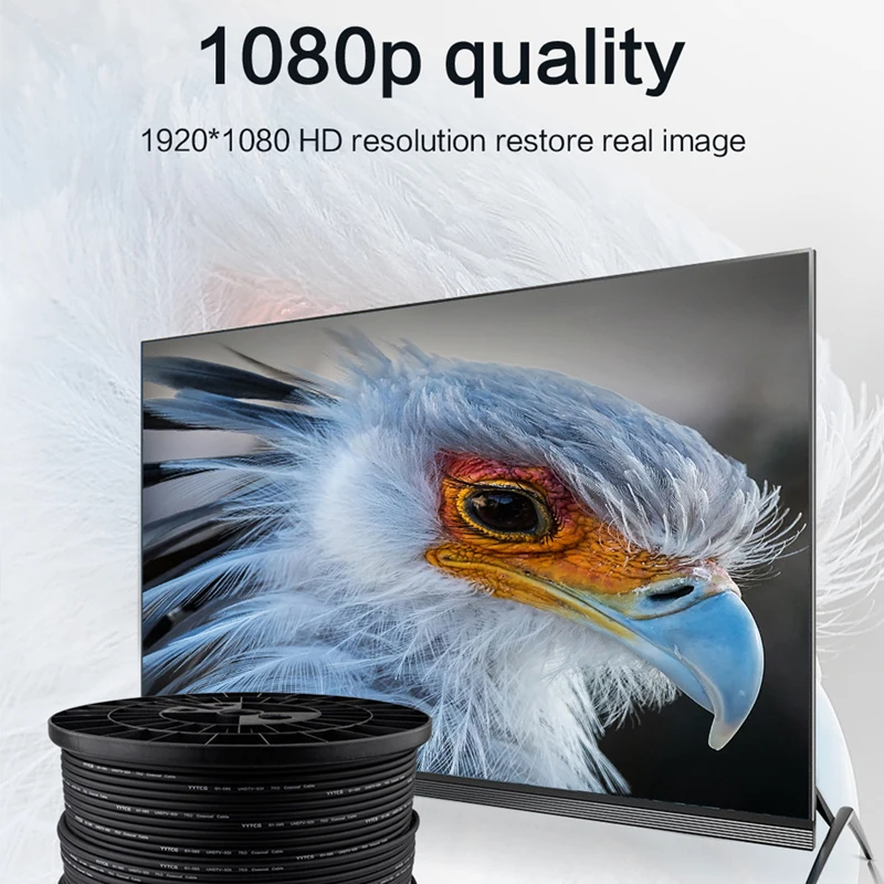 BNC RF Signalüberwachung Audio- Video Koaxialkabel HD-SDI hoch-Definition 75 Ohm RG-85 RG85U Koax Zopf Drahtkabel 3 m 5 m 10 m