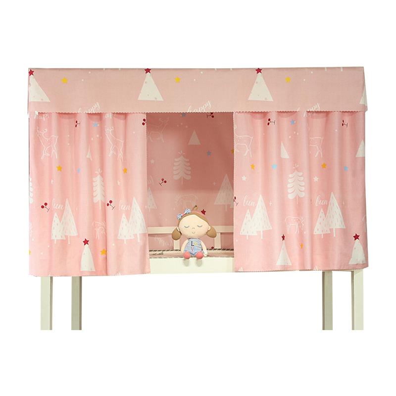 Ensemble de rideaux de lit superposé à impression créative, tissu occultant anti-poussière pour lit simple, fournitures Textiles pour la maison: 5