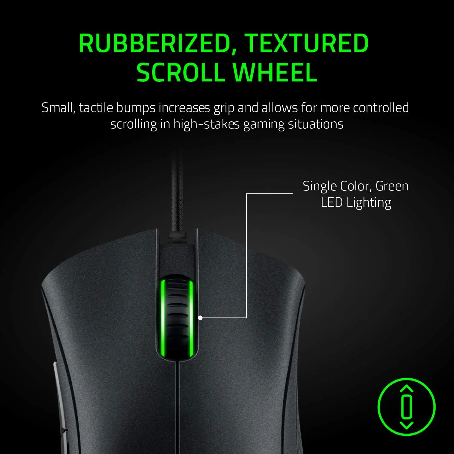 Original Razer kabelgebundene Gaming-Maus, optischer Sensor, 6400 DPI, Gaming-Maus für Laptop, optische Maus, Lichtgeschwindigkeitsmaus