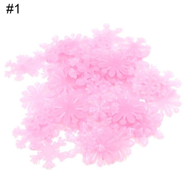 50 Pcs Luminous Aufkleber Glow In Dark Diy Weihnachten Kinder Zimmer Licht Up Spielzeug Jungen Mädchen Fluorescent Snowfla Spielzeug ke spielzeug: mix