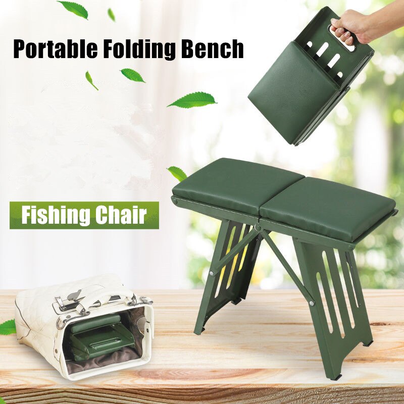 Travel Folding Chair Bench Superhard High Load Outdoor Camping Chair Portable Beach Hiking Picnic Home Seat Fishing Tools Chair