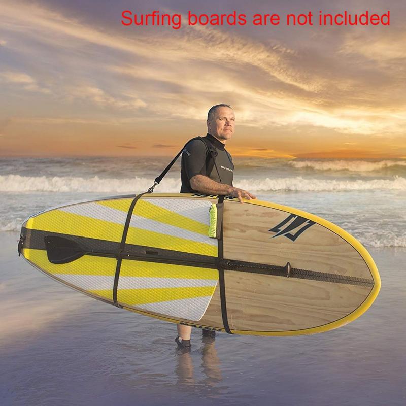 Stand Up Sling Accessoires Verstelbare Carry Paddle Zachte Outdoor Anti Slip Gevoerde Sport Surfen Surfplank Schouderriem