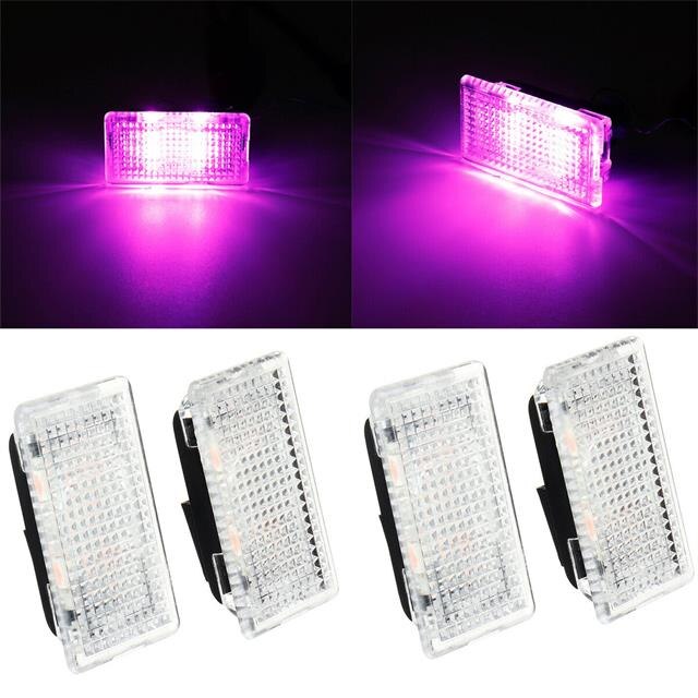 4Pcs Car Upgrade LED Interior Light Bulbs For Tesla Model 3 Model S Model X Easy Plug Replacement Indoor Trunk Light LED Light