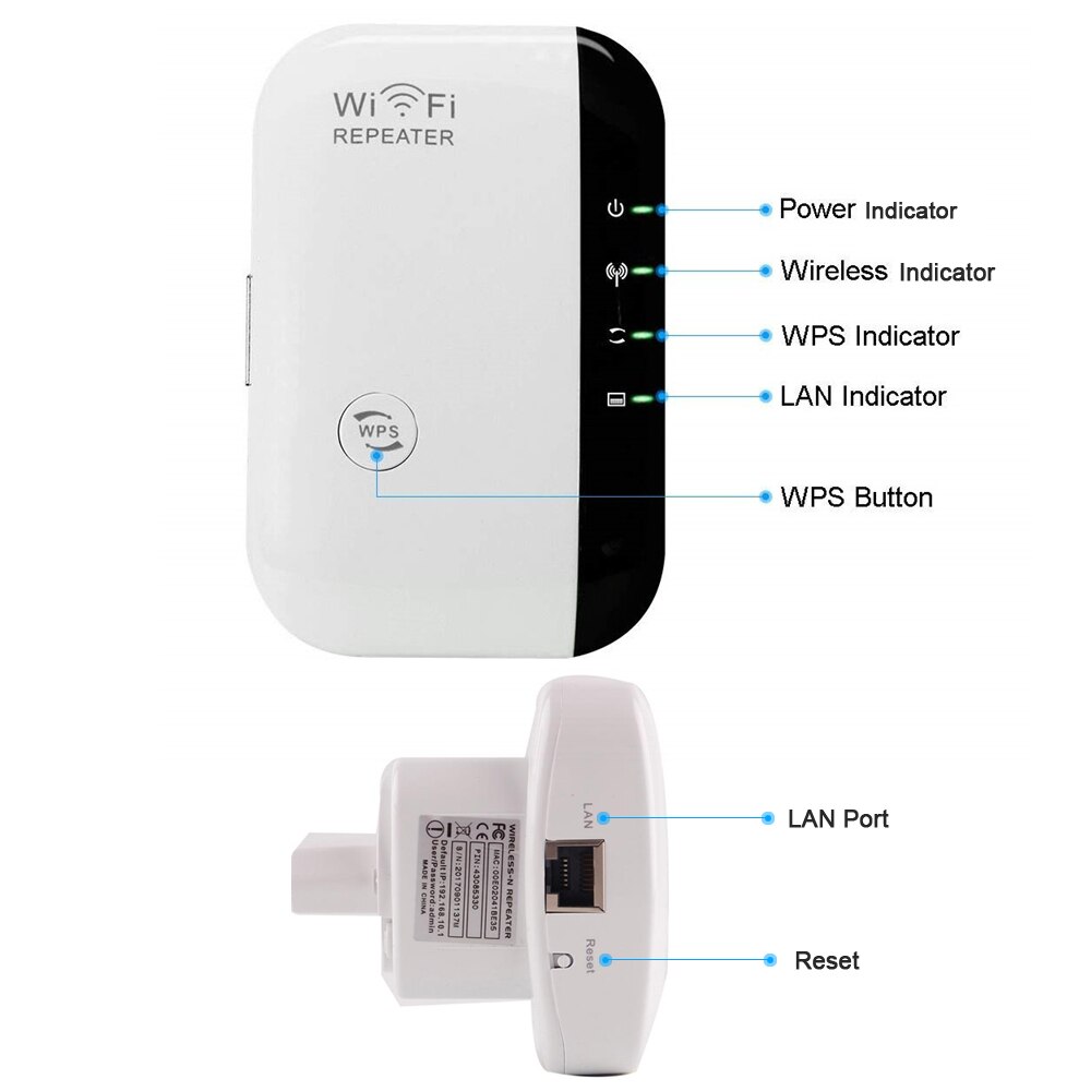 Amplifier Wi Fi Reapeter Wi-Fi Wireless WiFi Repeater Wifi Extender 300Mbps Wi-Fi 802.11N/B/G Booster Repetidor Access Point