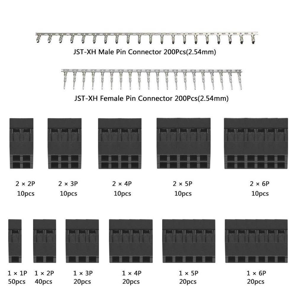 SN-28B 310 piezas/620 piezas dupont herramienta que prensa kit jst xh crimpado alicates terminal de puntera para rizador de terminales de abrazadera kit de herramienta: 620PCS