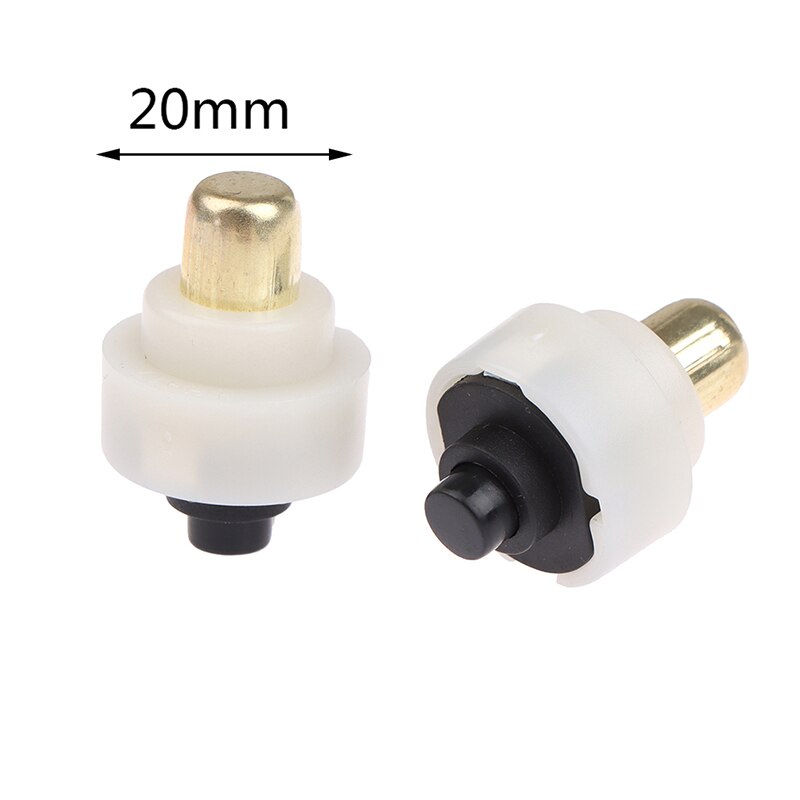 2 Pièces 20mm LAMPE DE POCHE LED Interrupteur À Bouton-Poussoir Marche/ÉLECTRIQUE Torche Commutateur de Queue