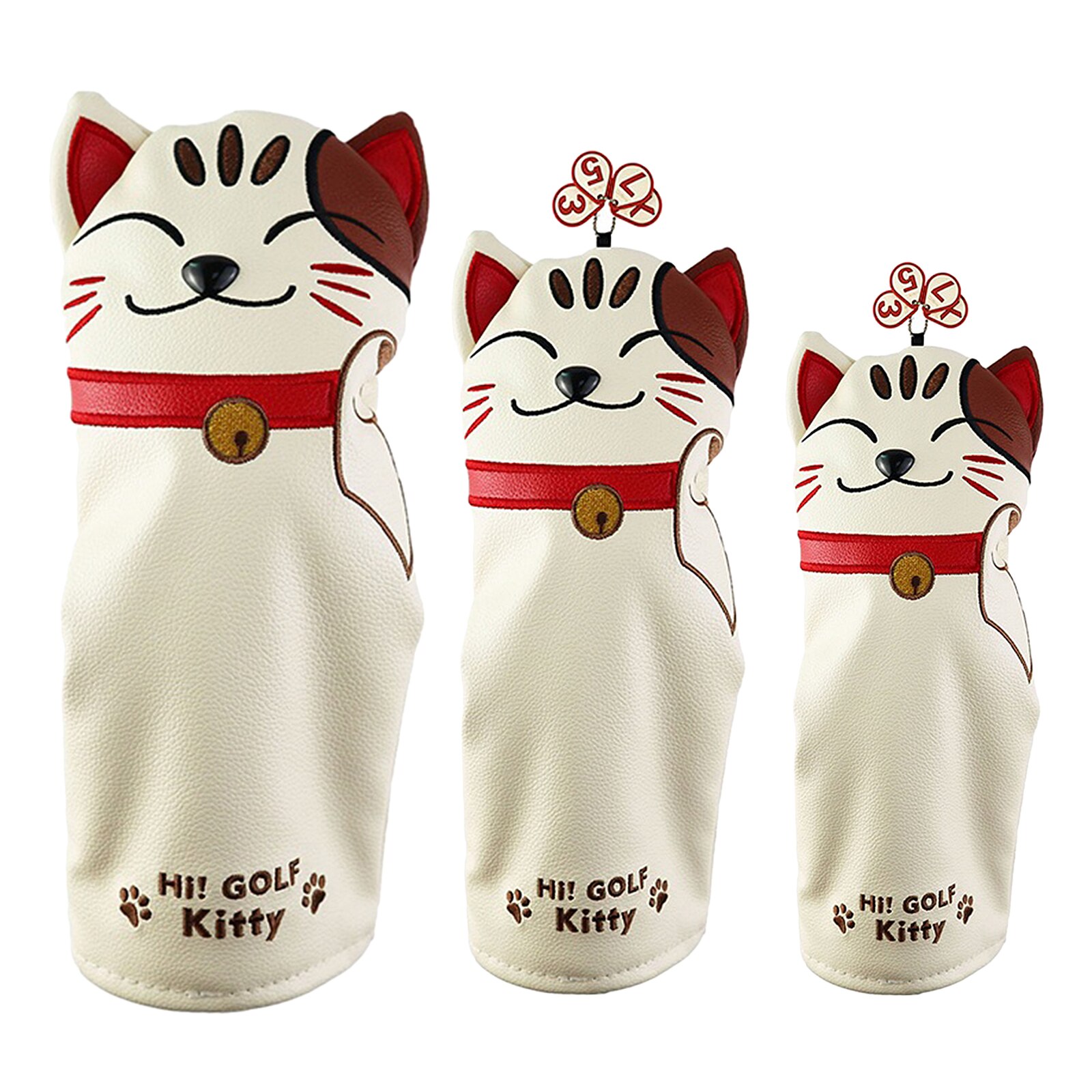 Golf Club Head Covers Golf Head Covers Woods for Driver Fairway Hybrid Wood Head Cover Headcover Golf Accessories