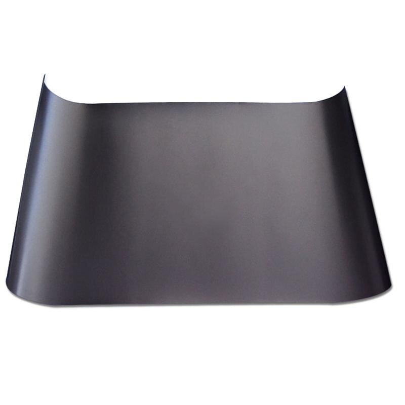 Magnetic Blackboard Erasable Flexible Wall Blackboard Refrigerator Message Board (A3, Black)