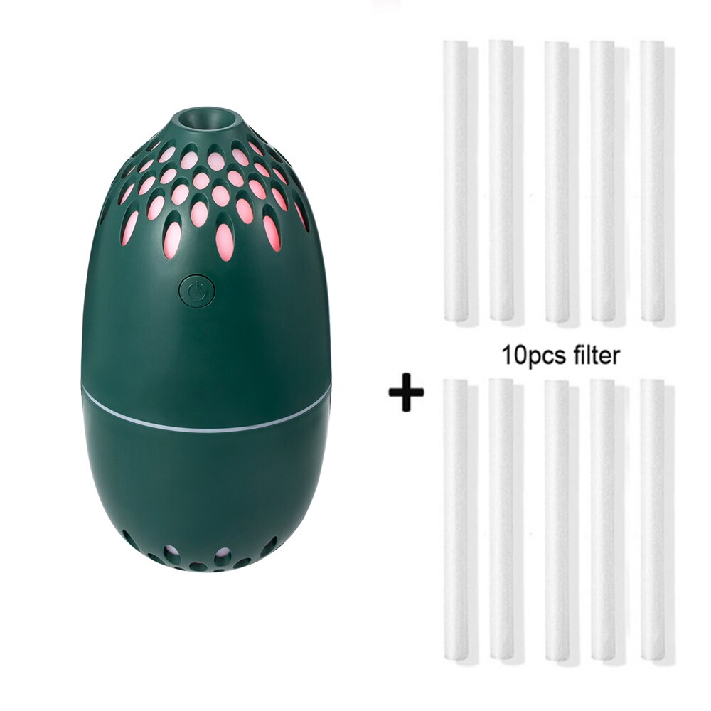 250ML USB Air Humidifier Home Aroma Oil Diffuser Mini Mist Maker With Night Light Mute Portable Essential Oil Diffuser: LL