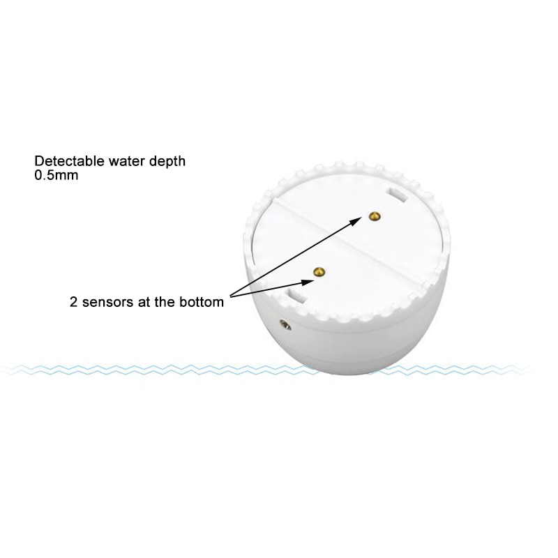 433MHZ Wireless Water Leak Alarm Immersion Detector Sensor Home Security Home Security System