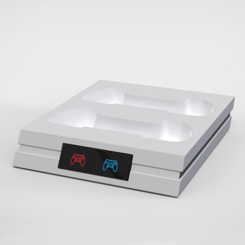 Gamepad-ladegerät für  ps5 kabellose controller, dual-ladeanschluss, typ-c-ladegerät, magnetischer, abnehmbarer ladekopf, ladeständer