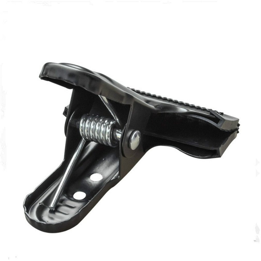 Heavy Duty Metal Clips Wide-Mouth Black Spring Clamps for Woodworking, Photo Studio Backdrops