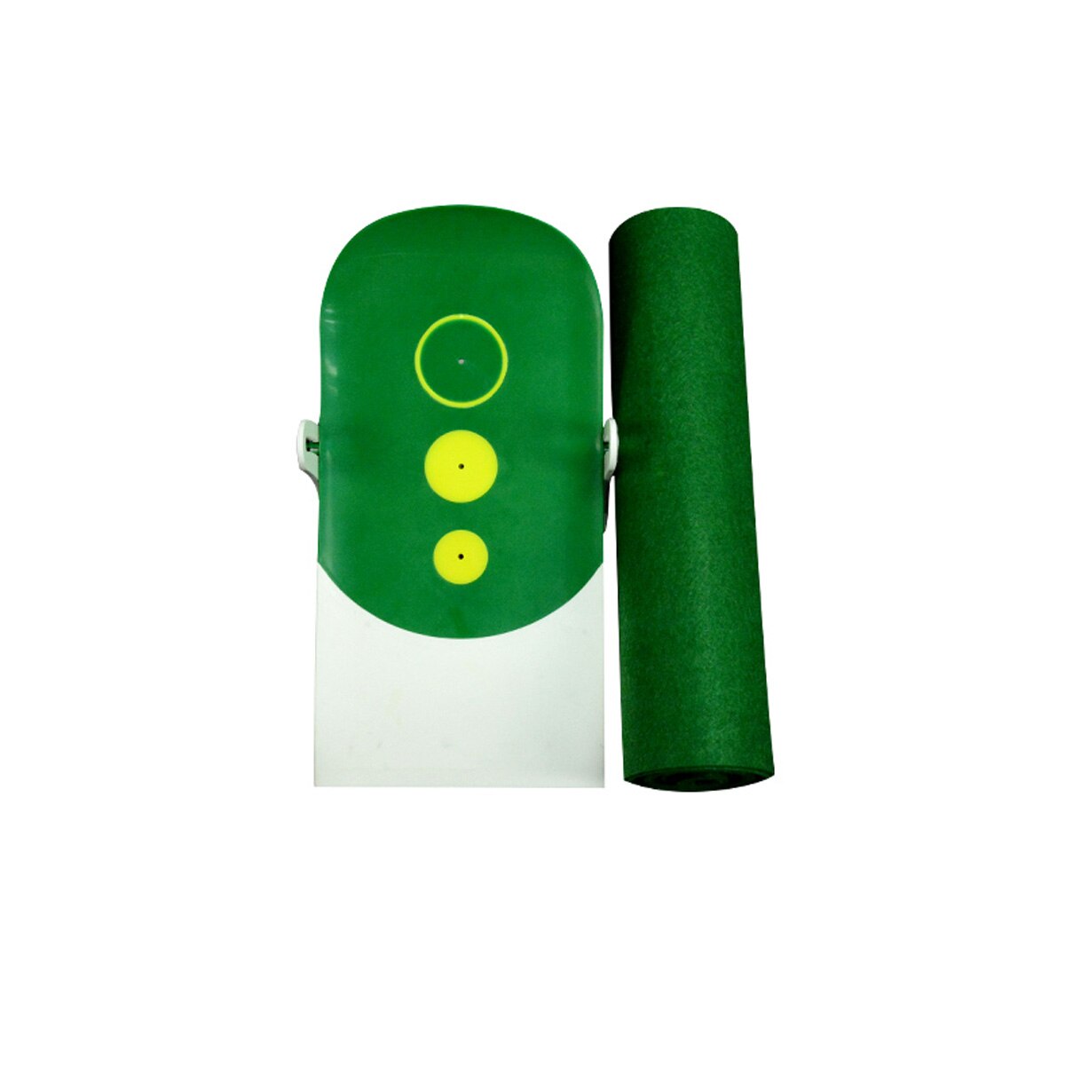 Folding Golf Mat Indoor Golf Putting Ball Training Aid Swing Trainer Golf Practice Mat Training Accessories: Light Green