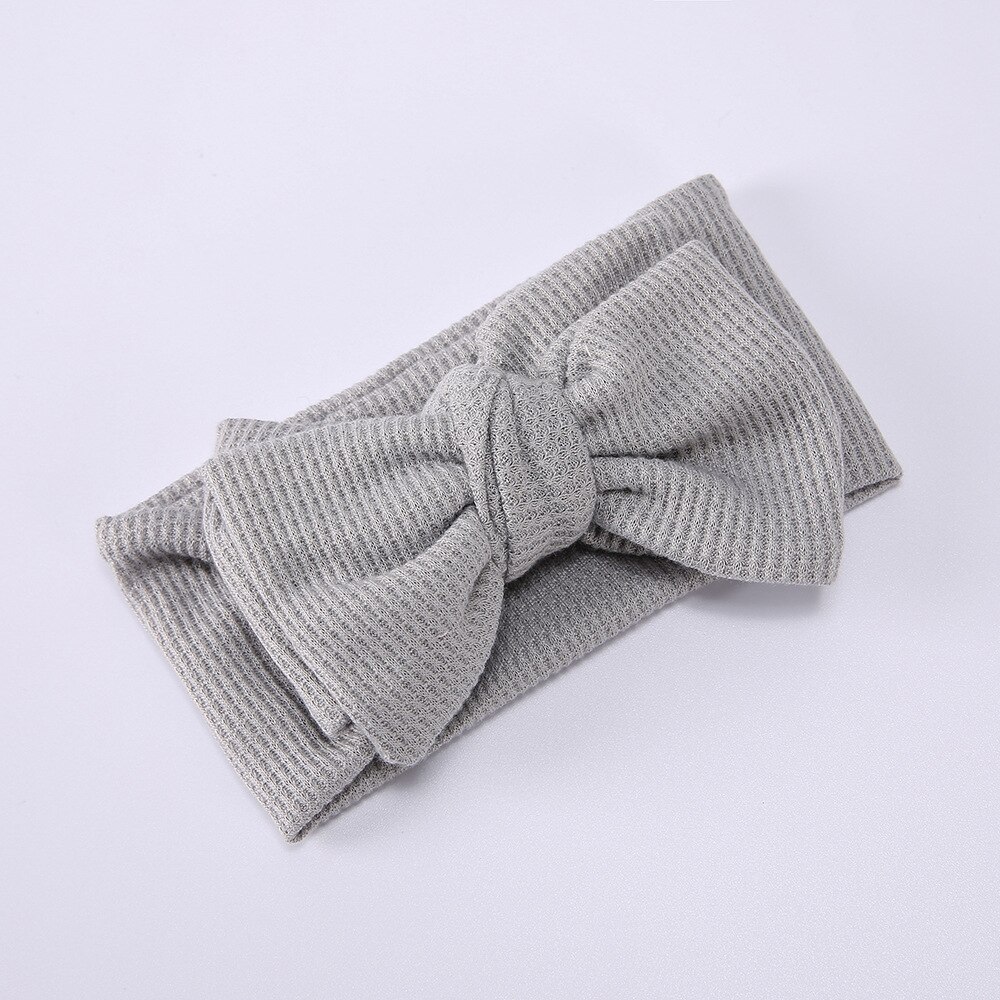 diadema bebe niña diadema niña lazos pelo niña bebe turbantes para bebes accesorios bebe diademas para bebe niña lazos pelo niña Diadema de bebé con lazo para niña,diademas para niña: 9 Gray