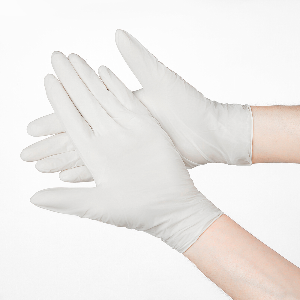 Nitrile Gloves White 100pcs Disposable Working Glove Household Cleaning Washing Work Safety Gloves Synthetic Nitrile Glove
