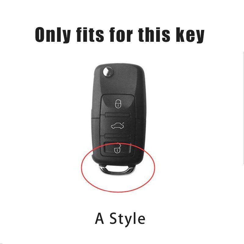 Soft TPU Car Key Case Cover For VW Volkswagen Polo Tiguan Passat B5 B6 B7 Golf 4 5 6 MK6 Jetta Lavida For Skoda Octavia Styling