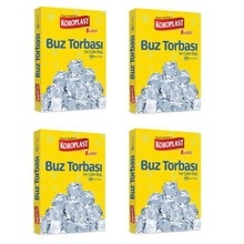 Koroplast buz torbası 10 ' lu 180 küp /4 paket
