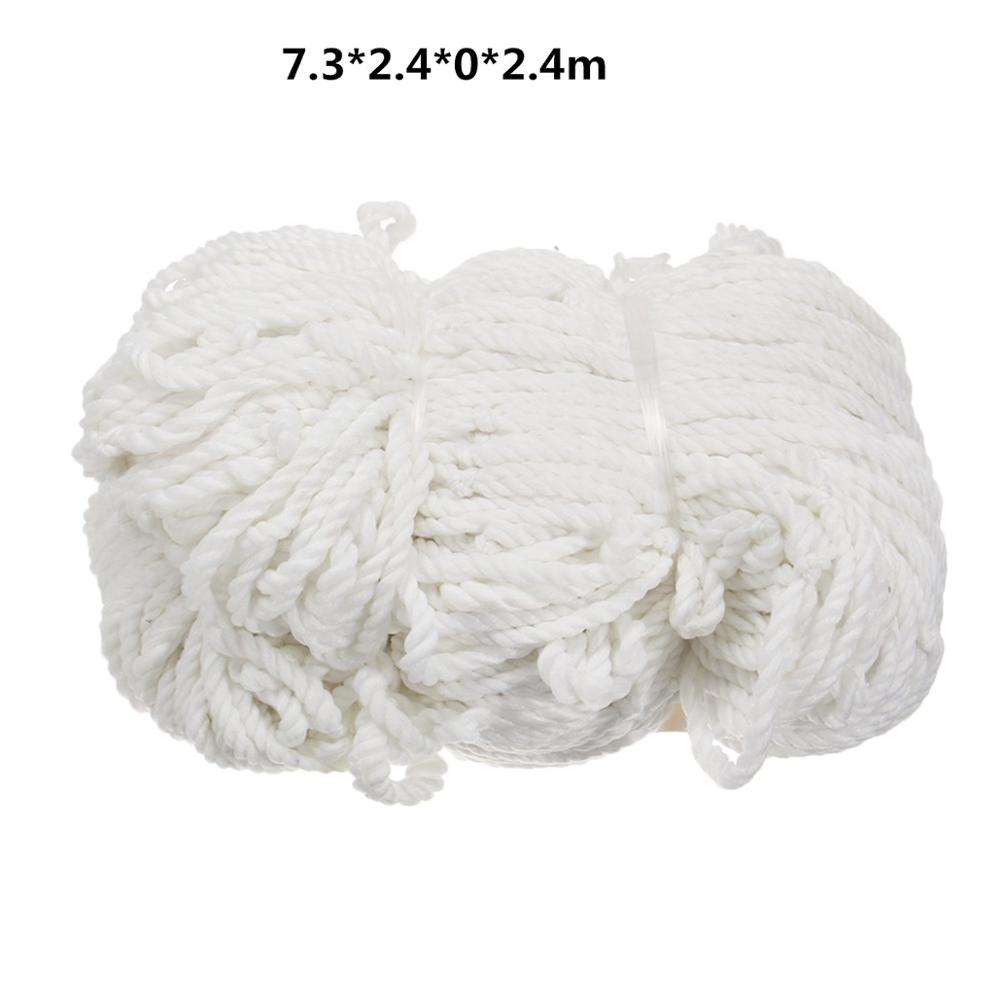 5 maten Voetbal Doel Netto Voetbal Doel Netto Polypropyleen Netto Voetbal voor Voetbal Doelpaal Junior Adult Kids Sport Training: 7.3x2.4x0x2.4m