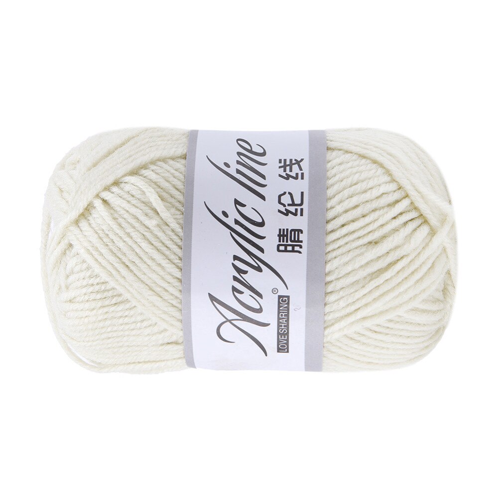 DIY Hand Kniting Cotton Yarn 1PC 50g Chunky Wool Roving Scarf Knit Wool Yarn Thickness Warm Hat Household 0110#30: B