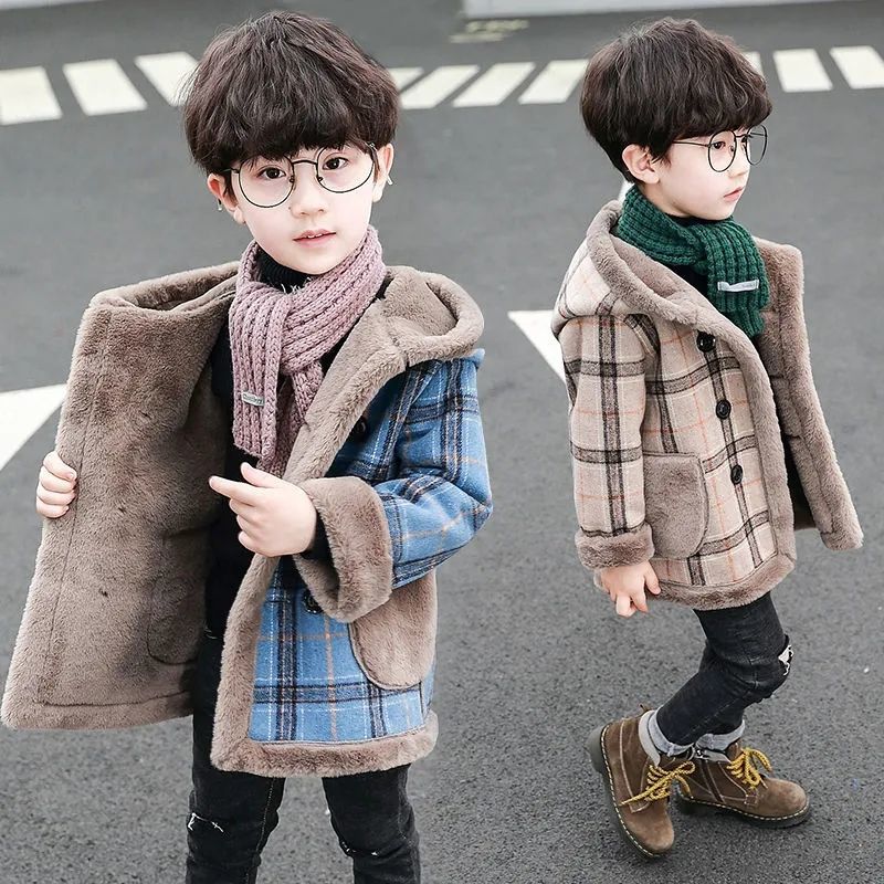 Kids Winter Coats Children Girls Jackets For Autumn 2-8 SpringOuterwear Boy Warm Jacket Baby Children Clothing
