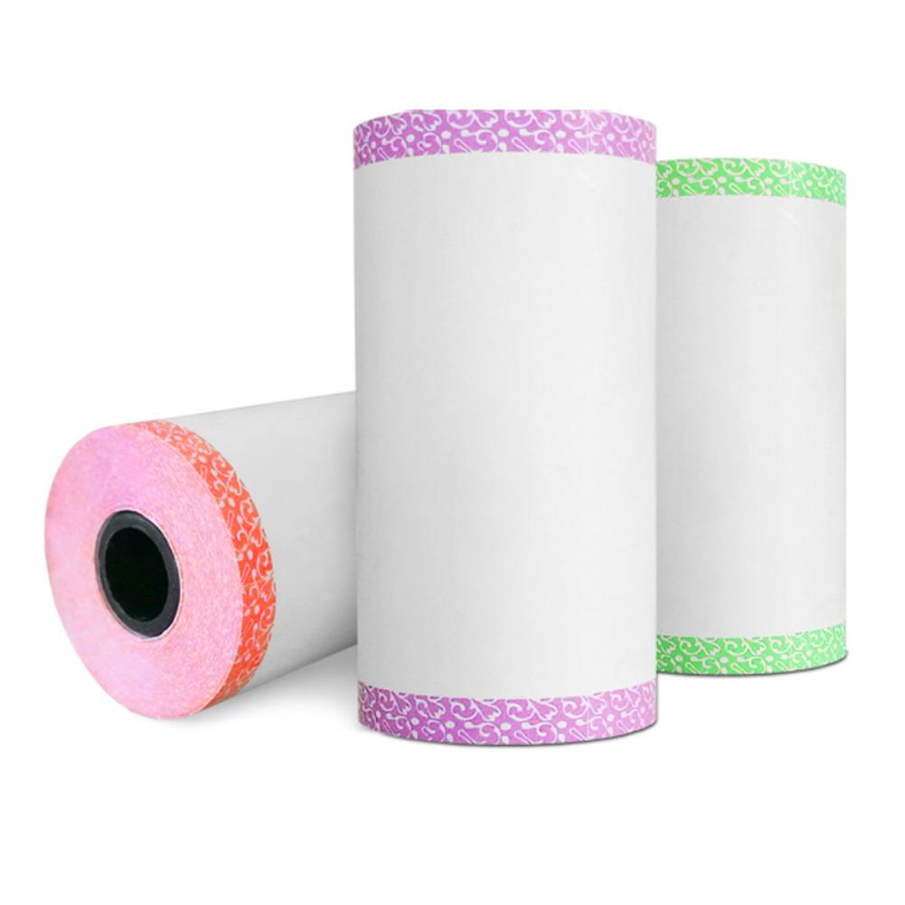 Papel de impresión de fotos para Paperang P1, adhesivo térmico de 57x30mm