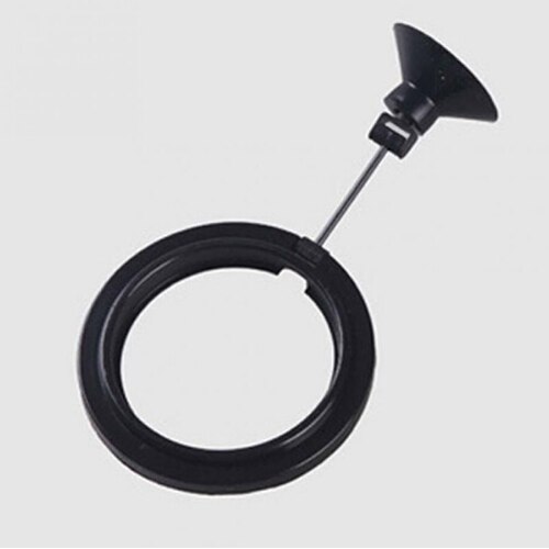 WFeeding Ring Fish Tank Station Floating Food Tray Feeder Square Circle Accessory Water Plant Buoyancy Suction Cup: 02