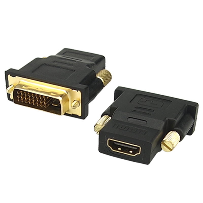 HDMI Female naar DVI 24 + 1 Male Adapter DVI-D naar HDMI 1080 p HDTV Converter voor PC PS3 Projector TV Box