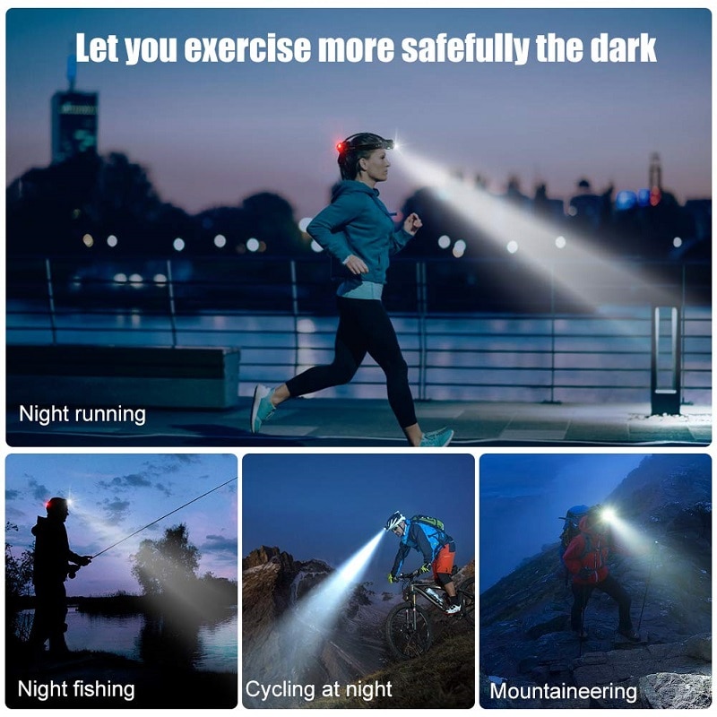 20000LM LED Headlamp L2/T6 Waterproof Headlight Torch Flashlight Headlight by 18650 Battery for Fishing Hunting