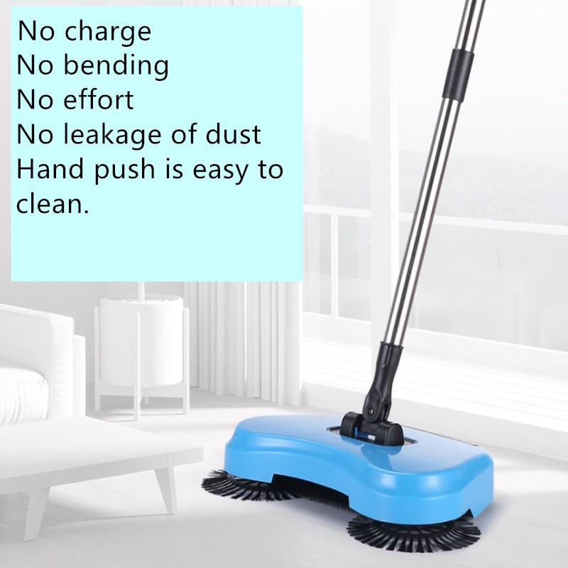 Käsin työntää luudan kahva kotitalouden siivous kodin siivoustyökalut tarvikkeet taikaluuta ruostumattomasta teräksestä lakaisukone